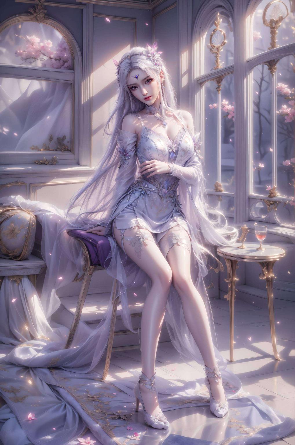 大家好今天给大家带来一款超可爱的电脑壁纸——小医仙抬头壁纸！这款壁纸清新甜美