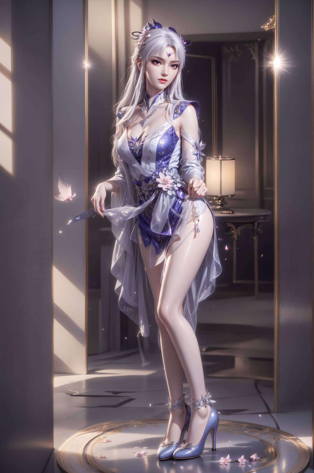 小医仙白衣服亮相视觉盛宴！