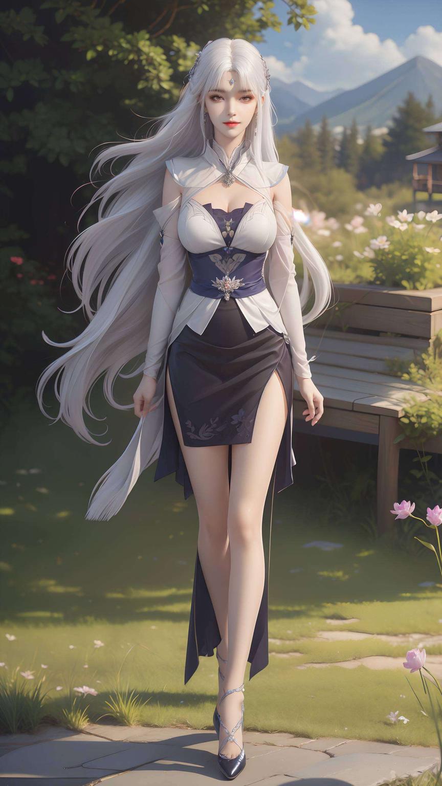 这唯美像素风壁纸绿意盎然