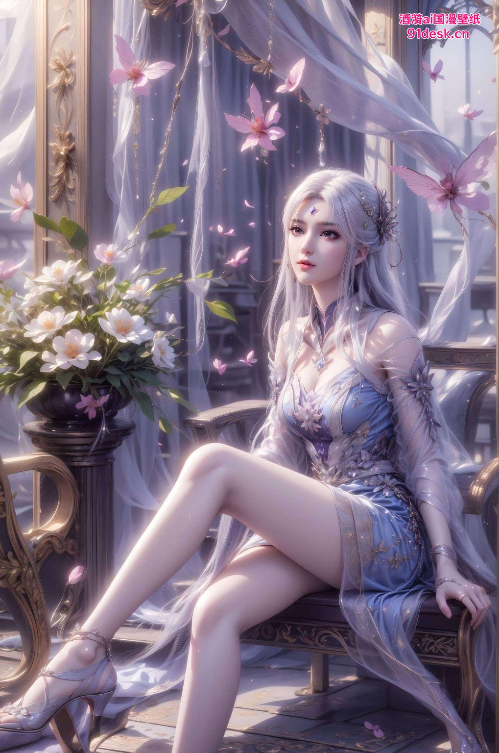 画面细腻为你的电脑桌面增添一抹神秘魅力