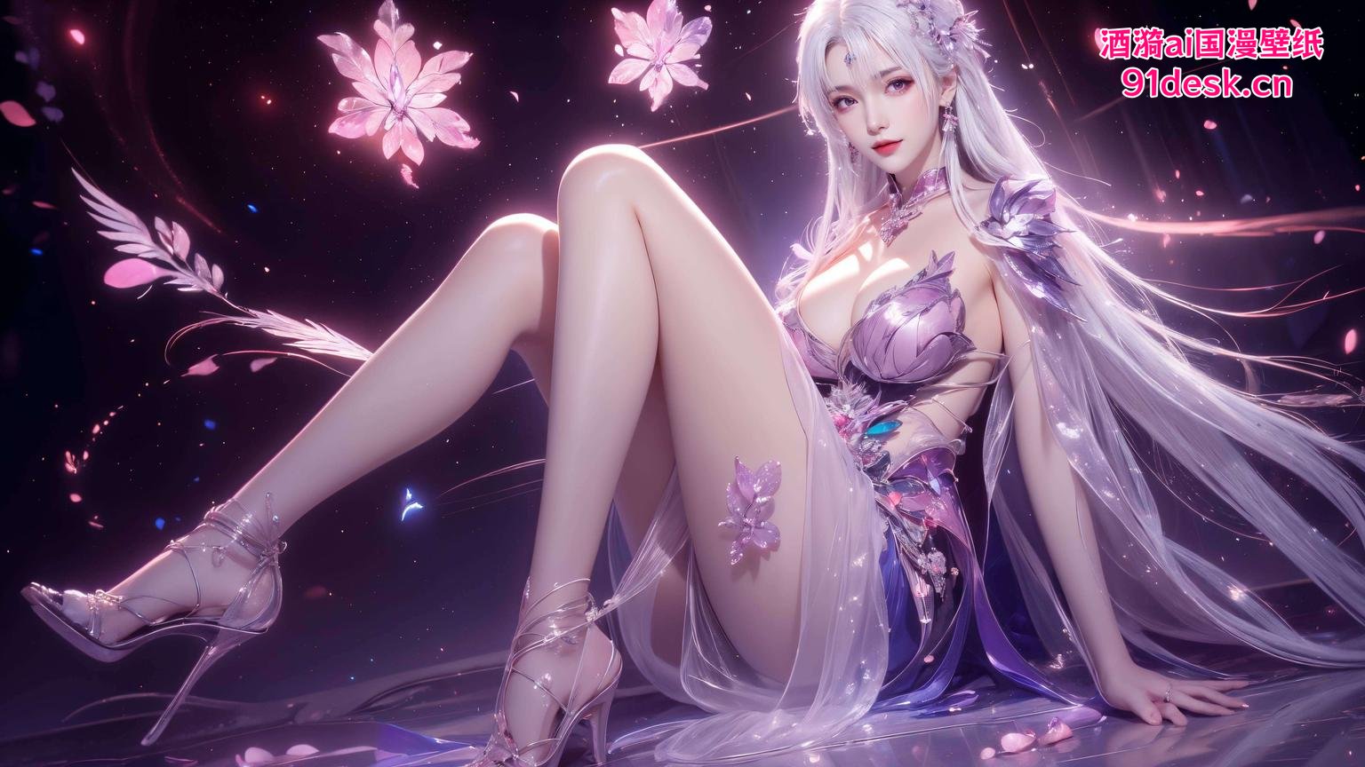 让你的电脑桌面瞬间变身仙境！炫彩壁纸免费送！细腻画风