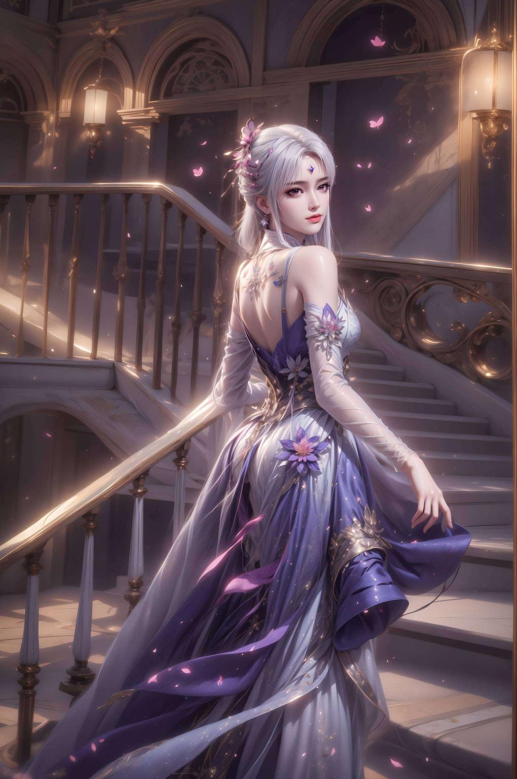 高清细腻小医仙壁纸来啦！这款白袍仙子美图