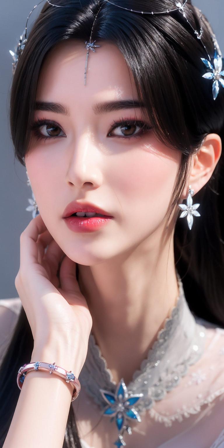 夏倾月4K超清壁纸细腻描绘