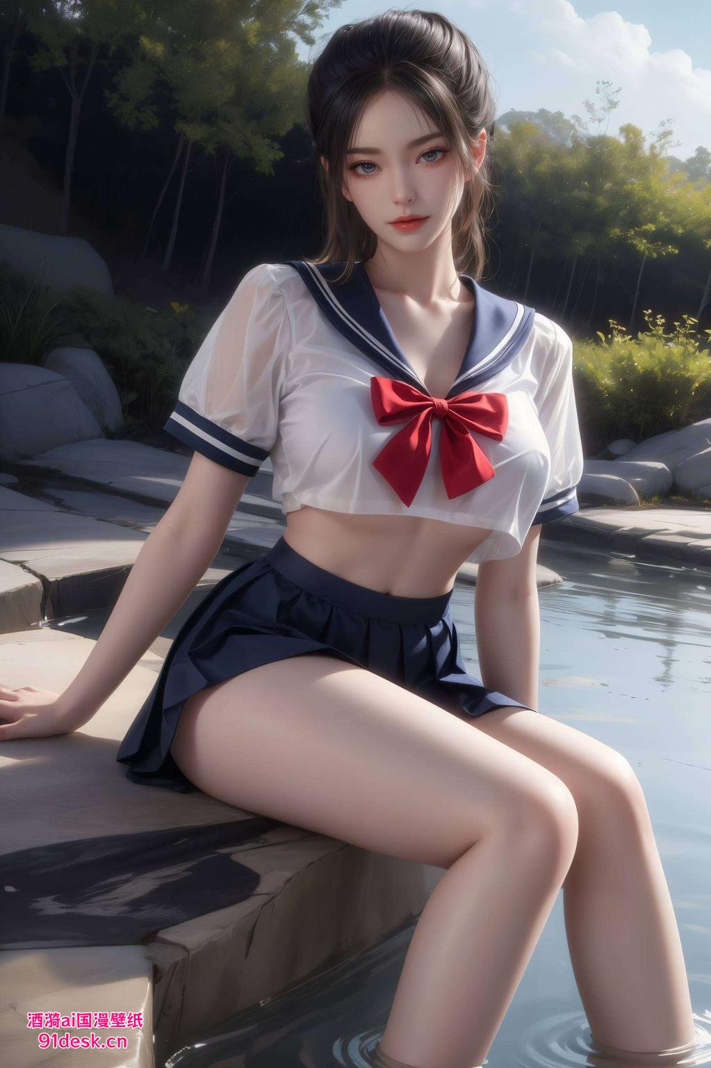 动漫迷们！这款超还原的焰灵姬挺胸照片壁纸细节满分