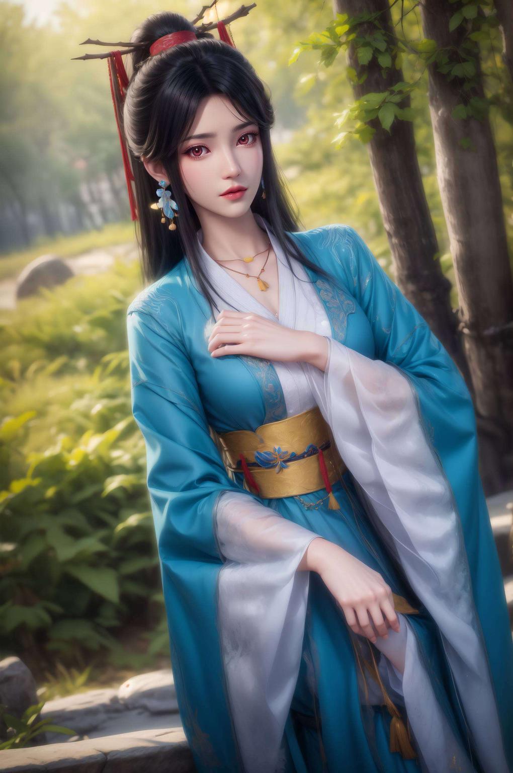 伤感氛围夭夭与元尊