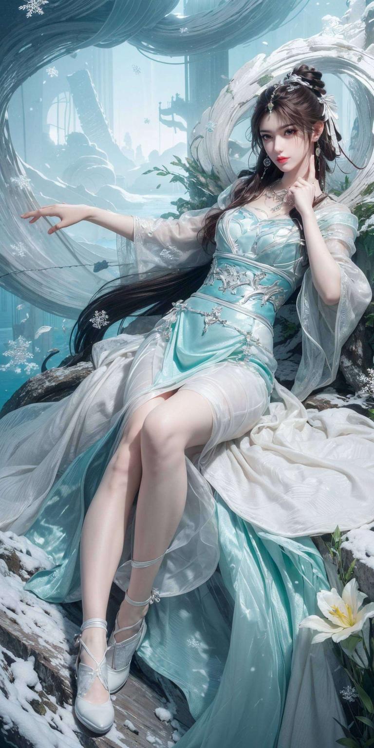 来看看这款超美的叶倾仙高清壁纸！清新脱俗让你的手机瞬间变身艺术馆