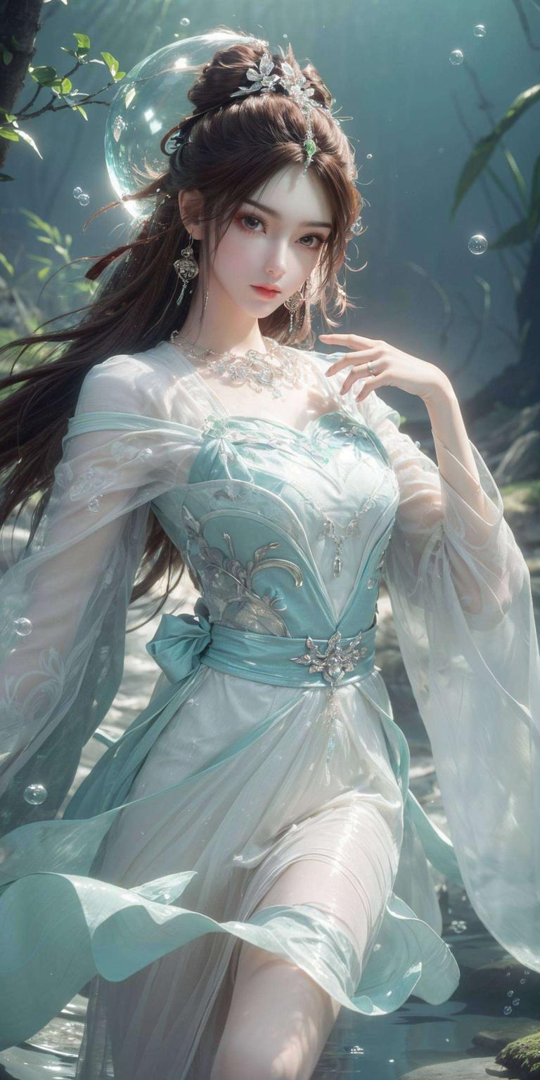 仙气十足今天给大家带来一款超清晰的国漫女神叶倾仙横版壁纸