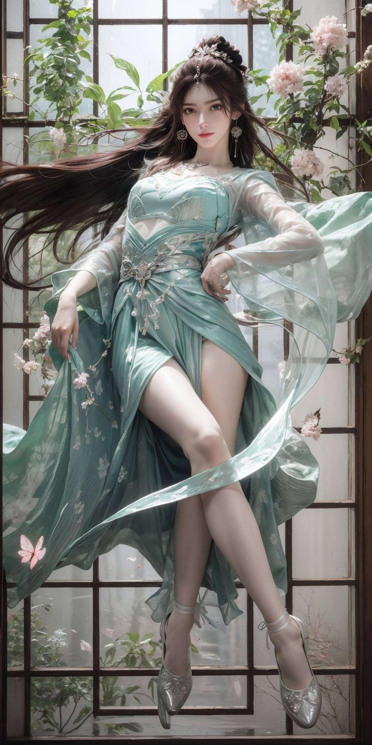 搭配炫彩光影这壁纸绝了！叶倾仙那独特的背影