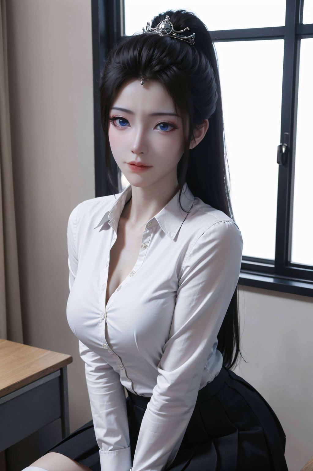 优雅的色彩武瑶这款手机壁纸