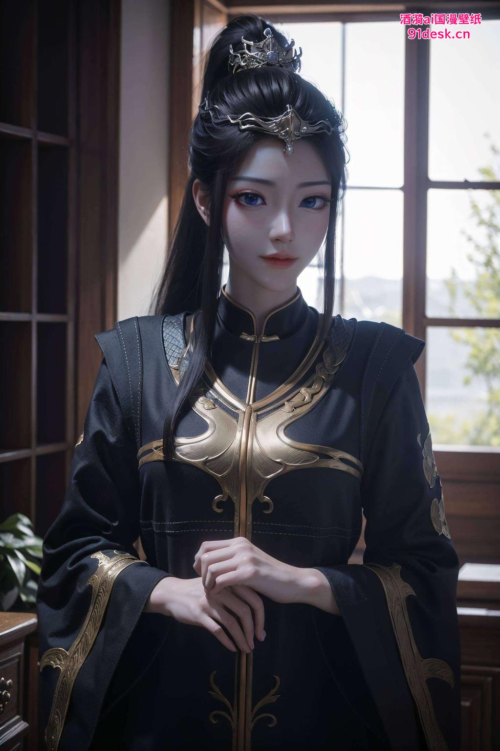 主角是动态二次元壁纸少女——高瑶！清新可爱灵动眼神