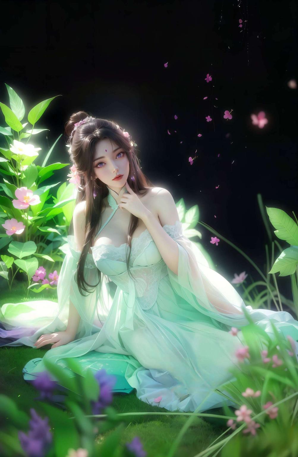 让你感受静态中的灵动之美月婵轻舞