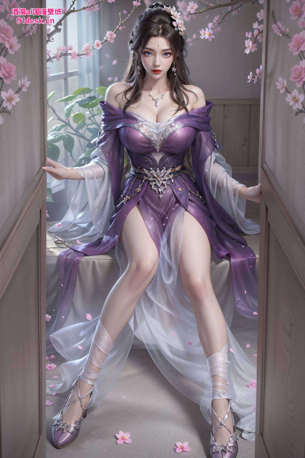 这款高清月婵壁纸带你领略宁静夜空的神秘魅力！