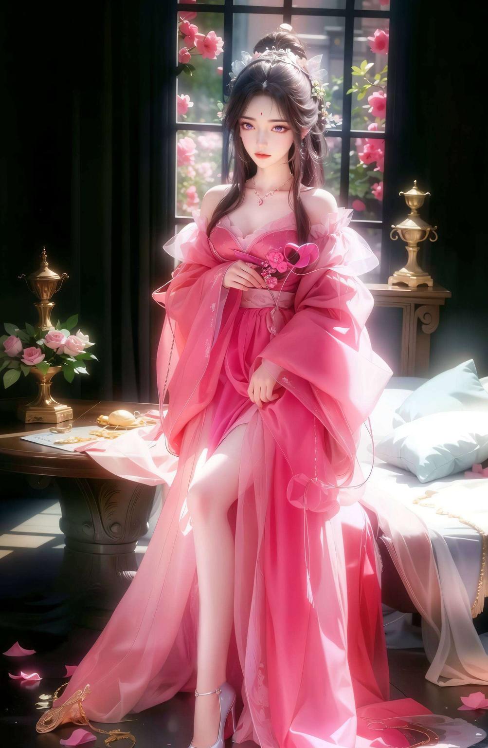 这期的动漫壁纸她美得宛如仙子
