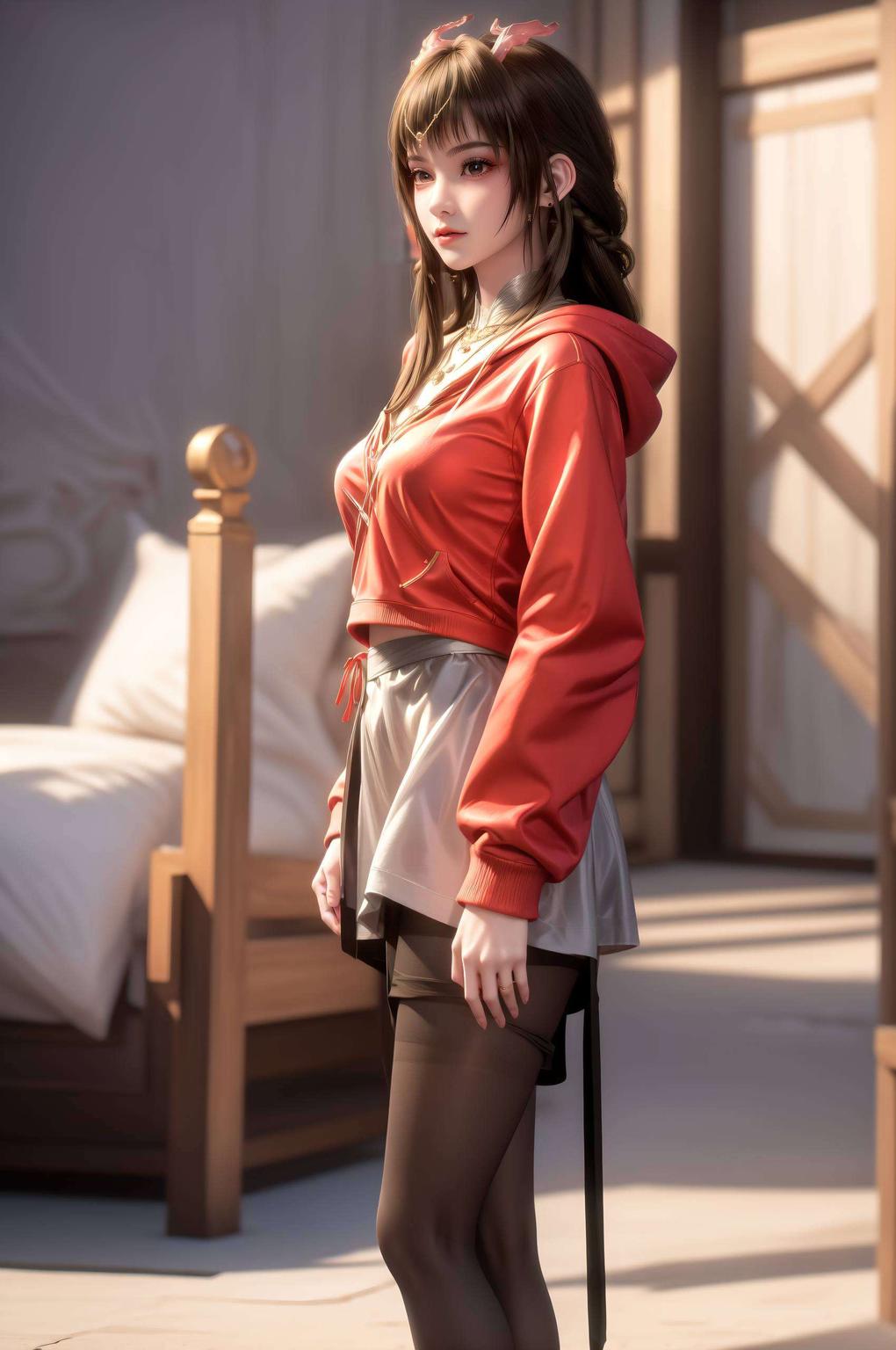 完美像素云落动漫壁纸