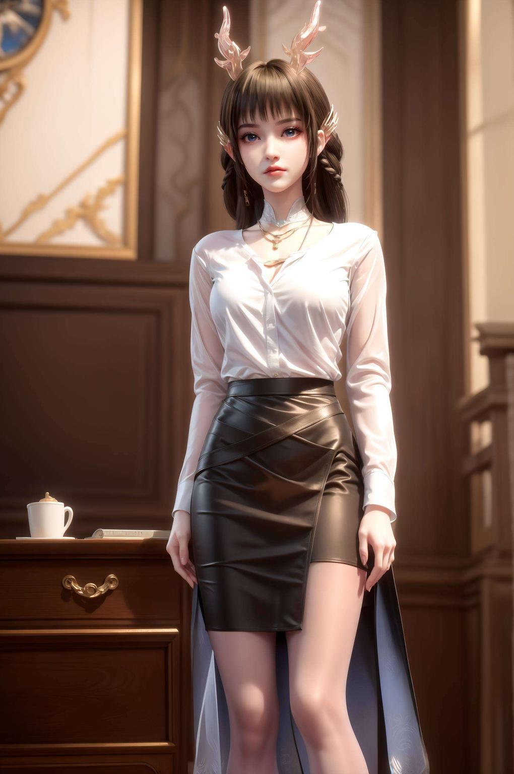 各位动漫迷们高清壁纸中的她仿佛要从屏幕中走出