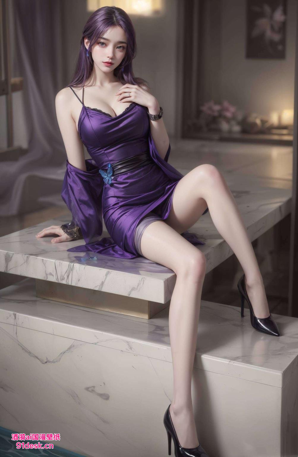 美得让人心动！细腻的线条勾勒出云曦的成熟魅力让你的手机瞬间变身艺术品！