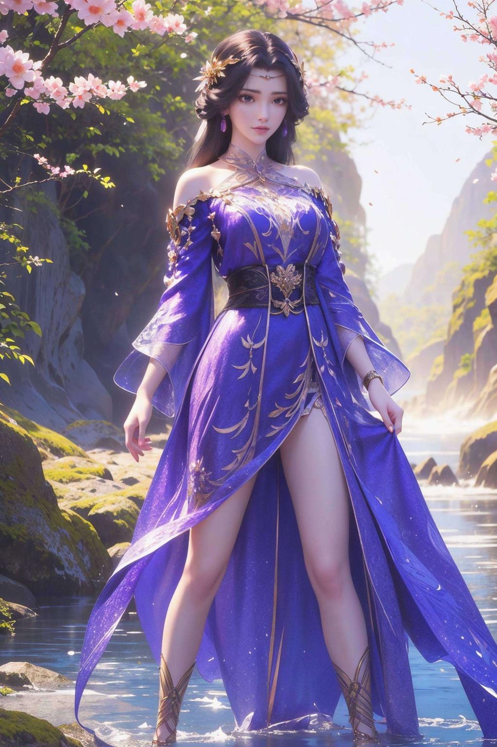 犹如静谧星空云曦易容前壁纸