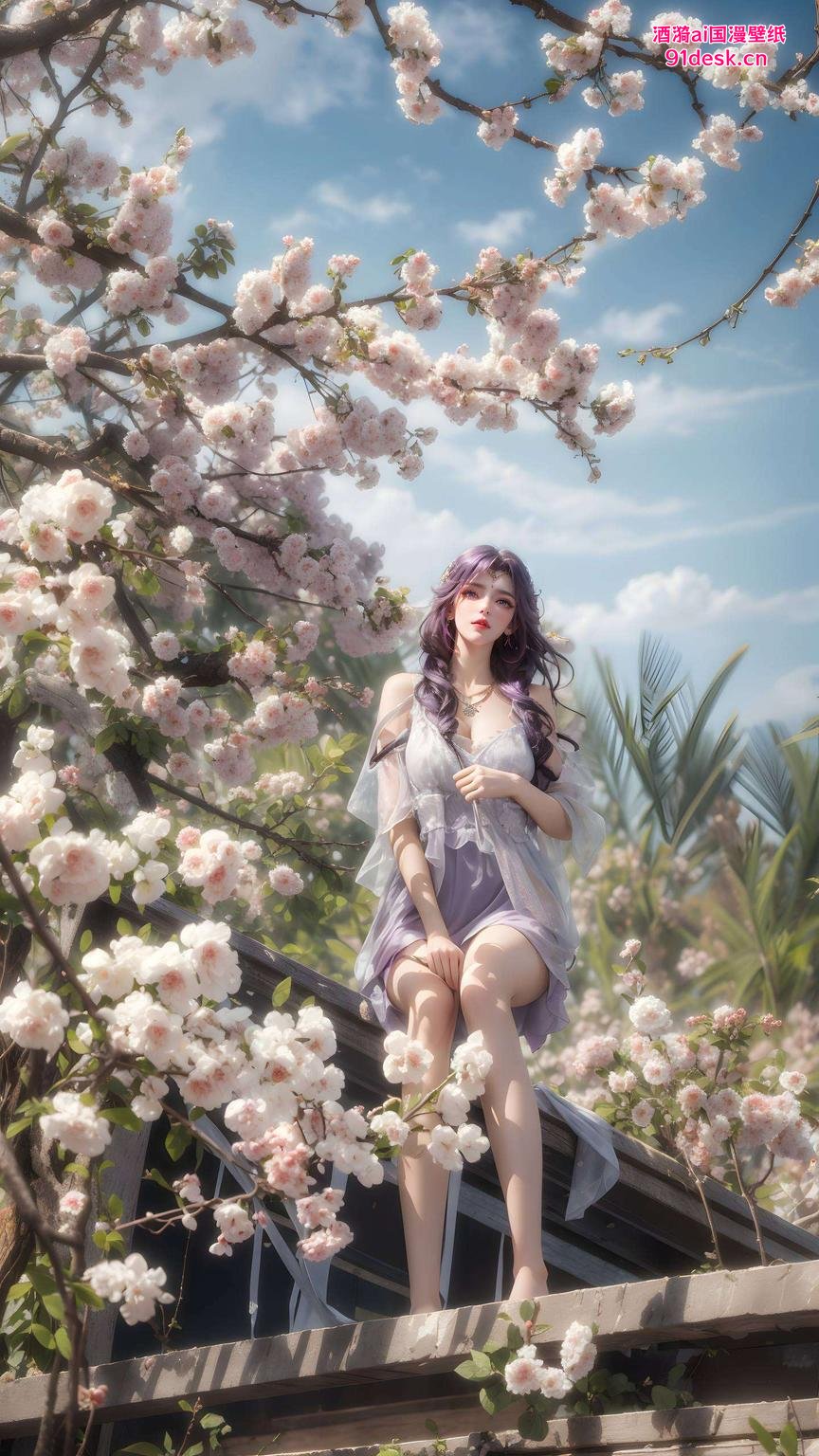 绝对清晰！画面中的云曦美得让人心动仿佛置身梦幻仙境