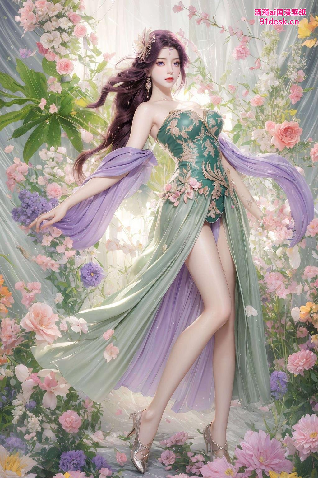 清晰角色细节桌面风景如画