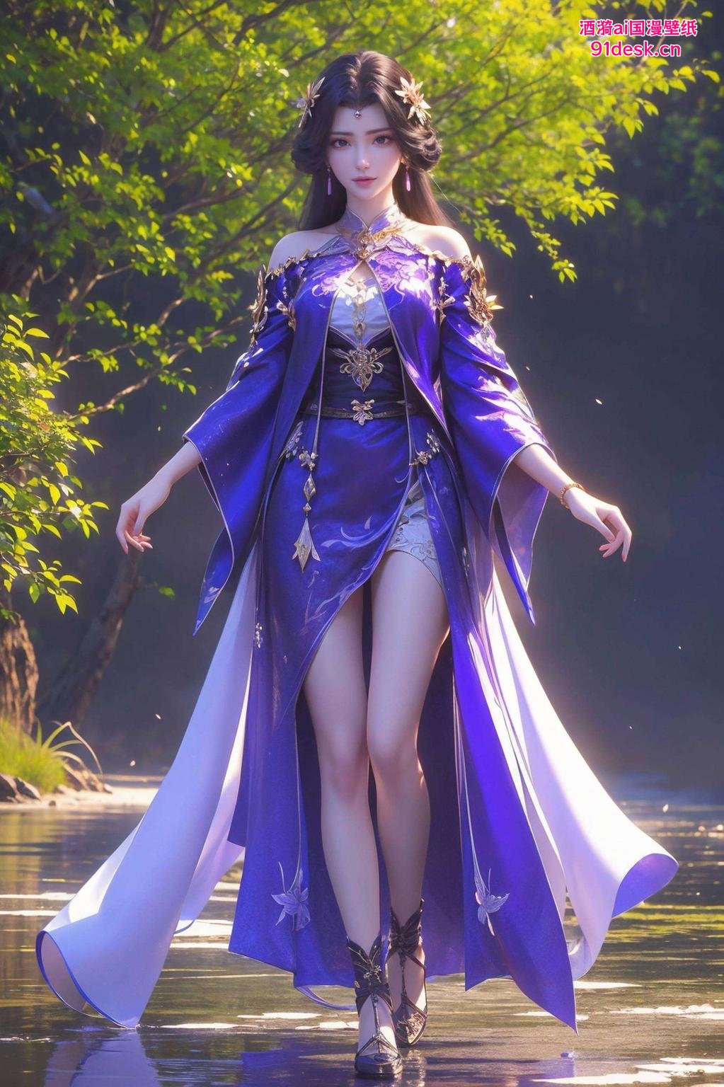 “大家好可爱到爆表！淡紫色背景配上萌萌的许云曦