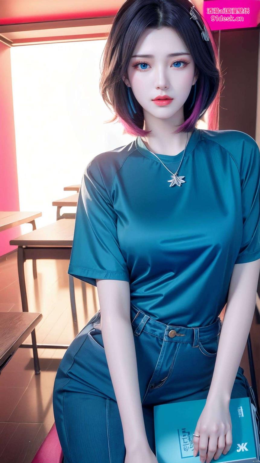 云韵萧炎手牵手绿色清新