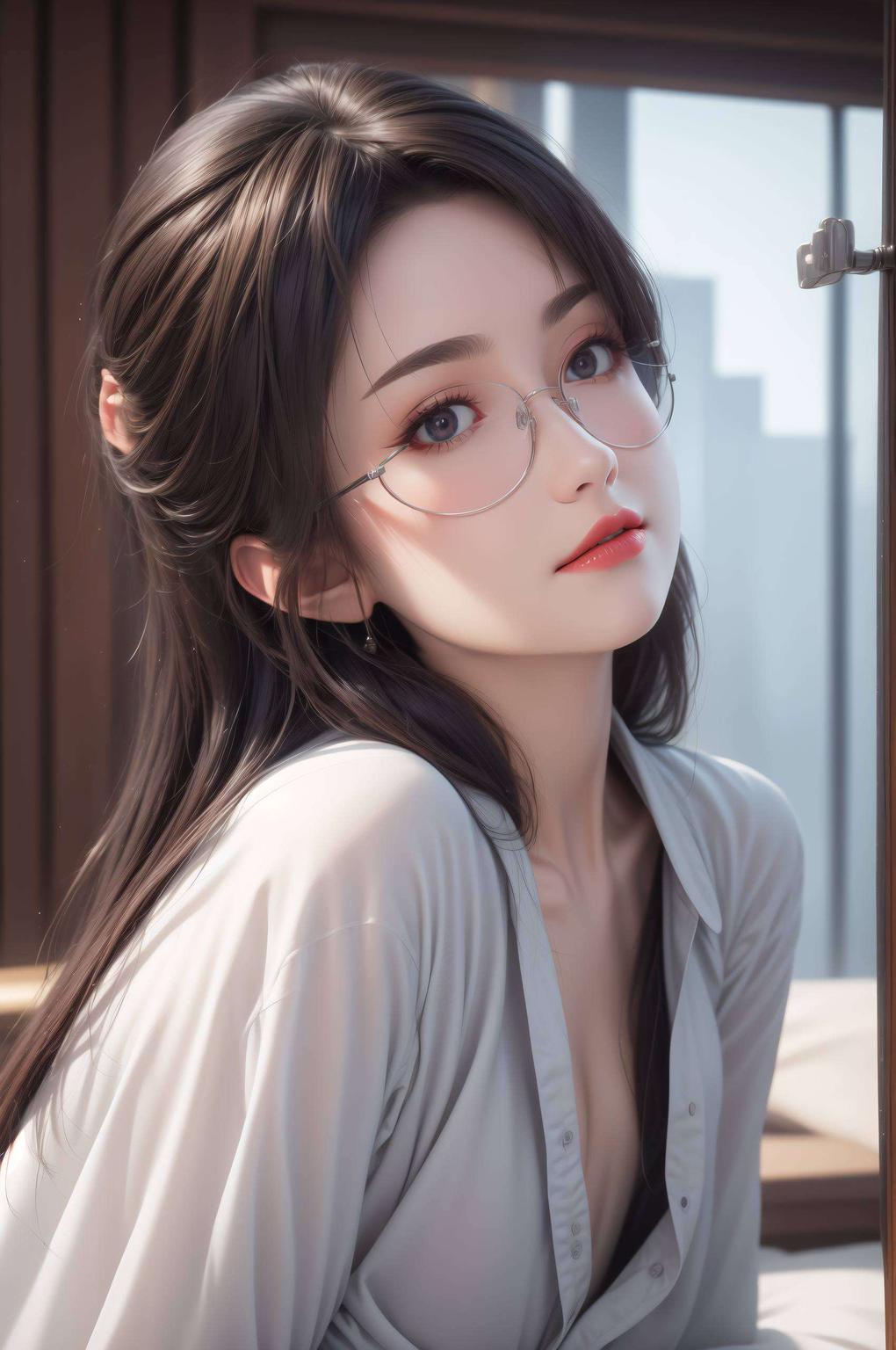 细节精致云韵国漫女神