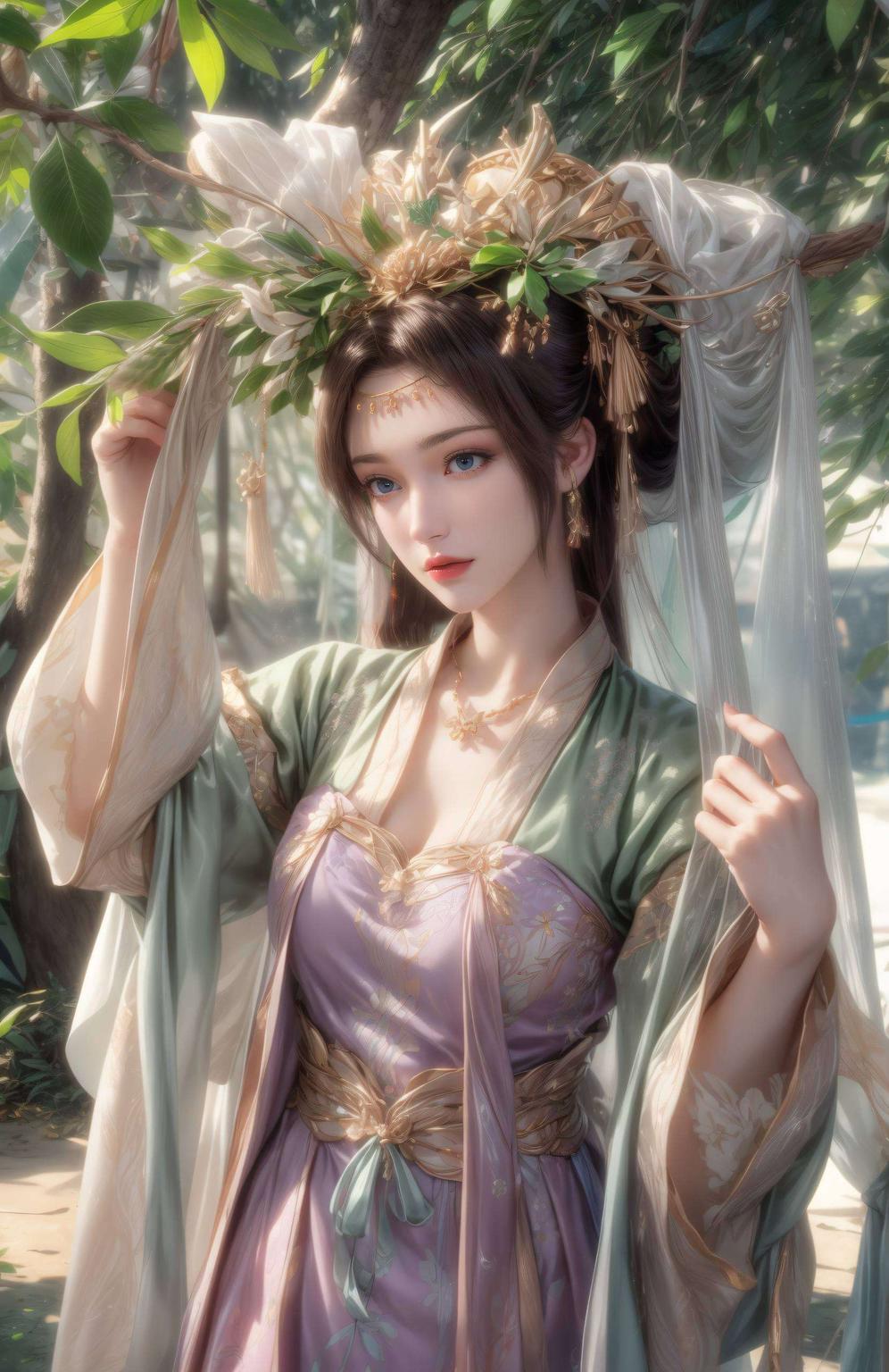 云韵的美态尽显简直是为电脑桌面量身定制的艺术品！