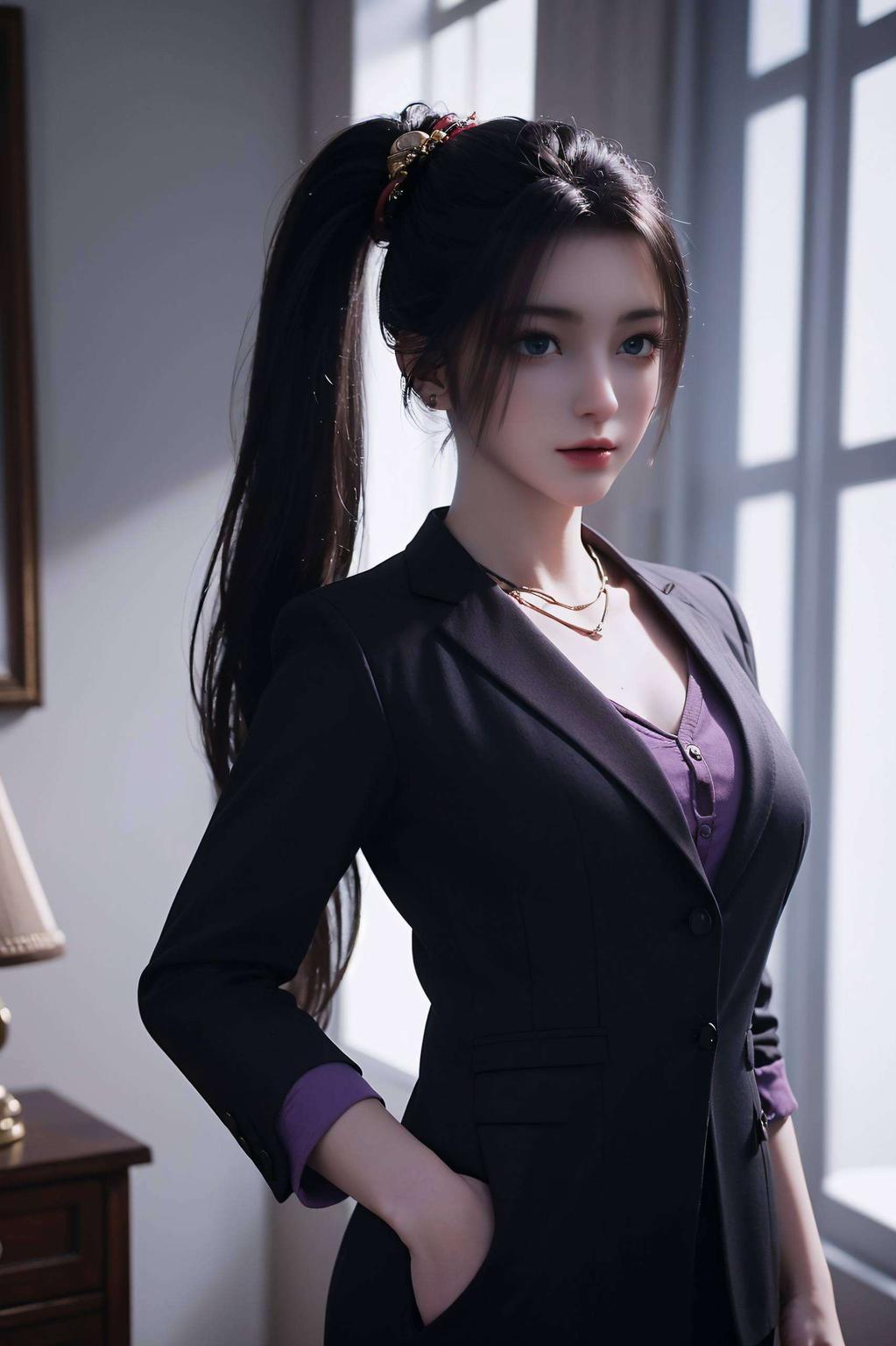 尽显艺术之美周小环身着华丽旗袍