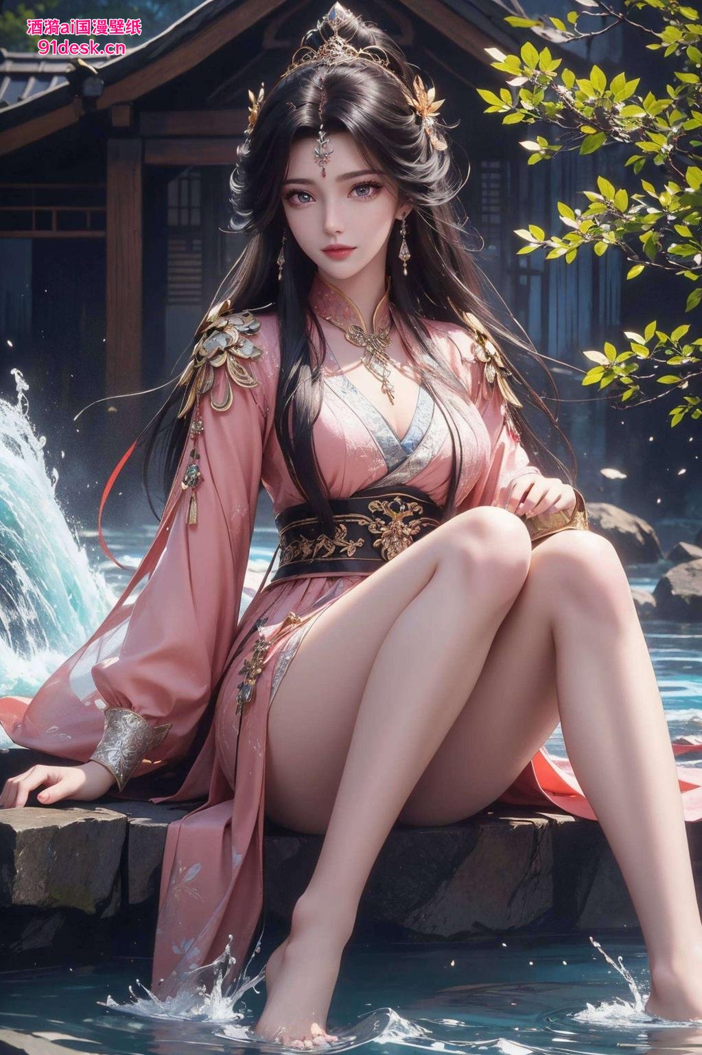 电脑桌面瞬间变身古典仙境免费大放送