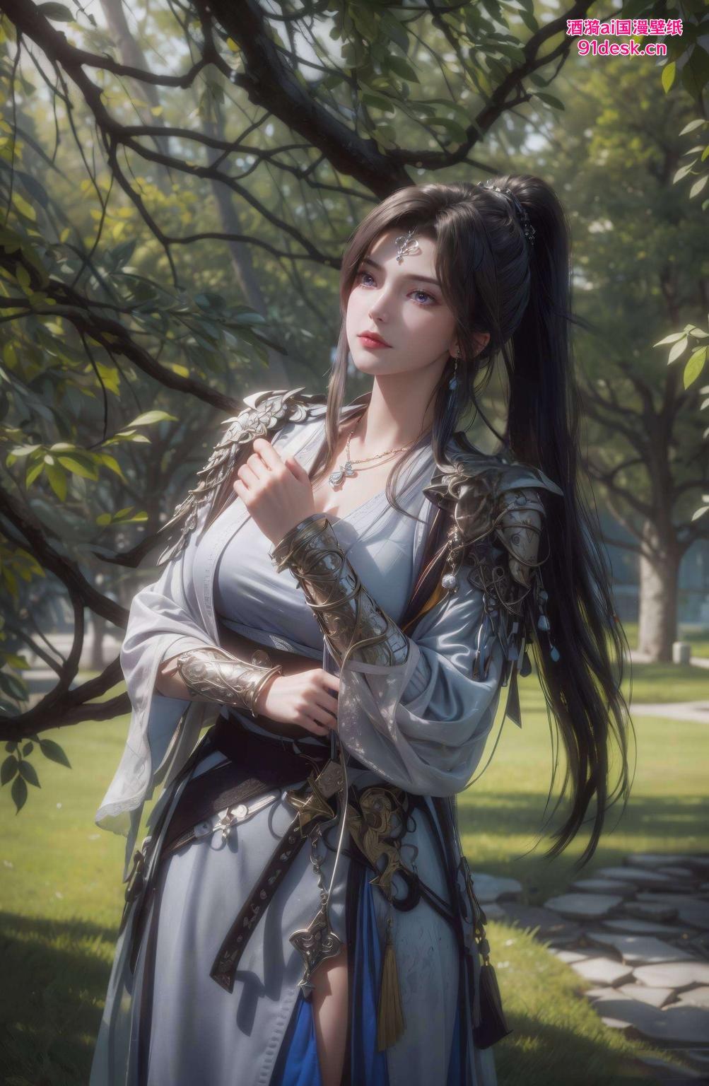 既养眼又个性周紫虹变装壁纸
