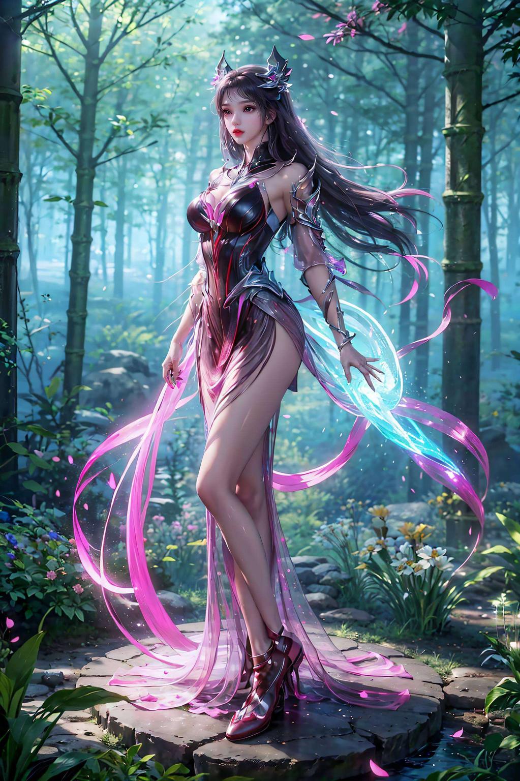 尽显女神魅力！这款全身壁纸美得让人心动