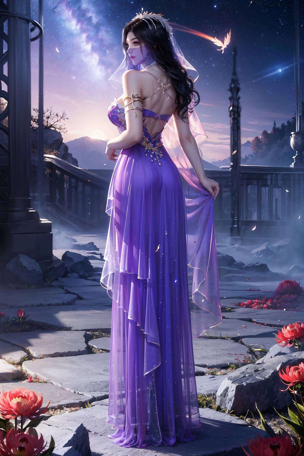 为你的手机添一抹仙气紫灵高清壁纸