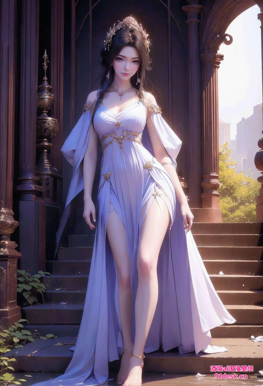 紫灵的QQ壁纸高清简洁中透着灵动之美