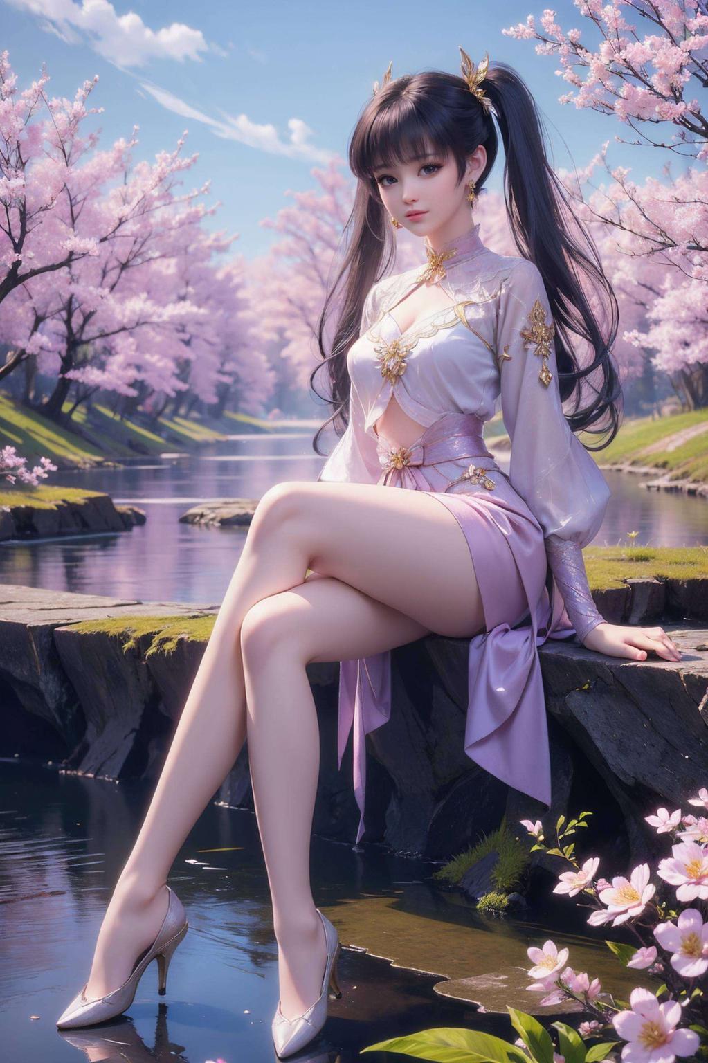 宛如穿越时空的仙子